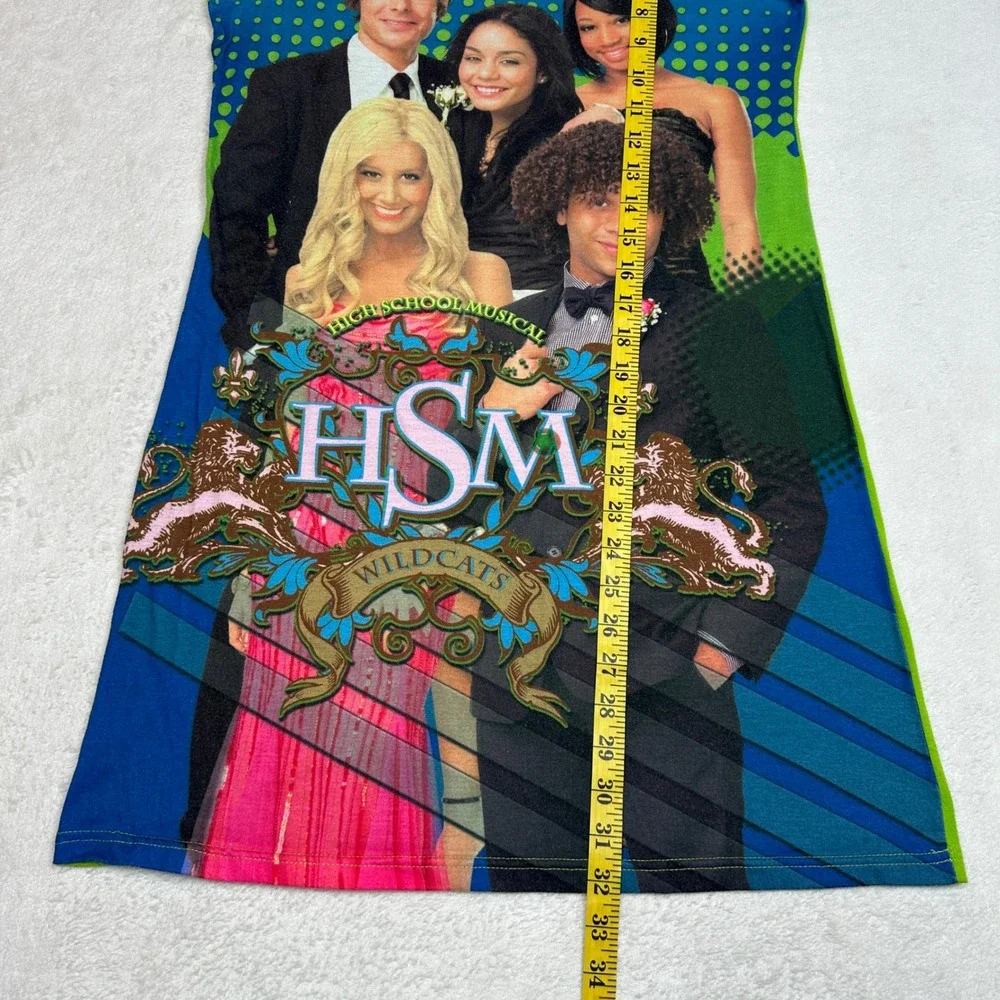 Disney High School Musical 3 Senior Year Nightgown Kids 14/16 Green HSM Dress